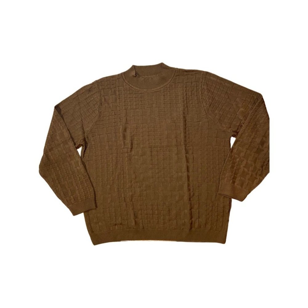Alfred Dunner Woman Size Large Sweater Stretch Brown Light New Without Tags